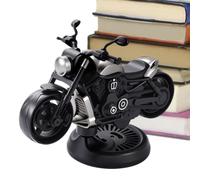 Zetqhuu Désodorisant Voiture, Diffuseur de Parfum Rotatif pour Tableau de Bord, Éliminateur d'Odeurs en Forme de Moto, pour Habitacle Automobile et SUV sur Tableau de Bord