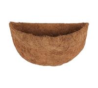 Zetqhuu Doublure en Fibre De Coco, Doublures De Rechange Demi-Rondes en Fibre De Coco, Doublures pour Jardinière Murale Pot Fleurs Intérieur Extérieur