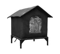 Zetqhuu Maisons pour chat pour l'extérieur | Cachette pour l'extérieur - Lit pour chat pour l'intérieur | Pour jardin, terrasse, arrière-cour, intérieur hiver, été, lapin, chaton, animal