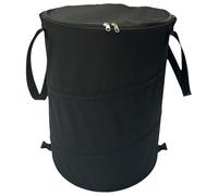 Zetqhuu Poubelle de Camping, Sac à déchets de Jardin Portable avec Fermeture éclair, bac à Feuilles de 37 l pour l'extérieur, pour la pelouse, Le Jardin, l'extérieur et Le Camping