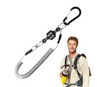 Zetqhuu Rétracteur pour Épuisette De Pêche À La Mouche - Accessoires pour Pêche à la Mouche - Dragonne Outil à Libération Rapide Antidérapant pour Eau Salée Glace Rivière