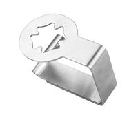 Zetqhuu Support de nappe, clip de nappe en acier inoxydable, plateau de table de 1 à 3 cm d'épaisseur, idéal pour les événements en intérieur et en extérieur, mariage, réunion, fête