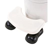 Zetqhuu Tabouret De Toilette Squatting,Escabeau pour La Position Accroupie sur Les Toilettes | Accessoire Salle de Bain Anti-Dérapant pour Enfant Apprentissage Pot Adulte Senior Maison Appartement
