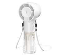 Zetqhuu Ventilateur Portable,Ventilateur de Brumisation Ultra Silencieux Douze Mille Tours par Minute | de Nuque Rechargeable USB Portable avec Pulvérisation d'Eau pour Voyage et