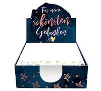Zettelkasten "Für meine schönsten Gedanken": "Follow Your Dreams" Notizzettel und Haftotizen in einem Set