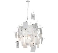 Zettel'z 6 Suspension 400 cm Câble Argent