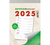 ZETTLER 602477 Bloc hebdomadaire 325 - 10,5 x 14,6 cm, 1 semaine / 1 page