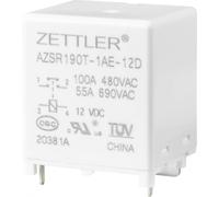 Zettler Electronics AZSR190T-1AE-12D Relais de puissance 12 V/DC 100 A 1 NO (T) 1 pc(s)