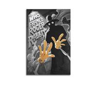 ZEUDFBSA Poster de film d'art encadré de Roger Rabbit sur toile - Impression d'art moderne pour chambre à coucher - 20 x 30 cm