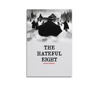ZEUDFBSA Poster de film The Hateful Eight - Peinture sur toile - Impression d'art moderne pour chambre à coucher - 20 x 30 cm