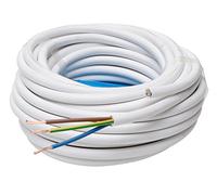 Zeus 151825002 Couronne de câble NYM-J 25 m 3 x 1,5 mm Blanc
