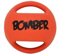 ZEUS Balle en caoutchouc Bomber 17,8 cm - Orange et noir - Pour chien G