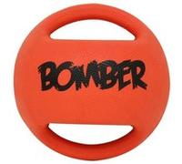 Balle Mini Bomber 11,4 cm - Orange et noir - Pour chien
