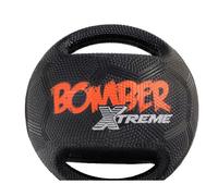 ZEUS Balle Mini Xtreme Bomber en caoutchouc 11,4 cm - Noir et orange - Pour chien