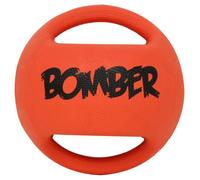 ZEUS Ballon Bomber 15 cm - Orange et noir - Pour chien