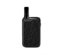 Zeus Batterie Ion de qualité supérieure avec filetage 510 - Développée en Allemagne - 4 réglages de tension - Batterie 650 mAh - Chargement USB-C (noir/gris métallique)