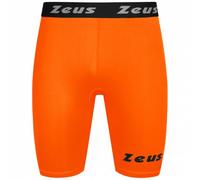 Zeus Bermuda Elastic Pro Hommes Leggings de sport orange fluo L