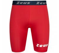 Zeus Bermuda Elastic Pro Hommes Leggings de sport rouge L