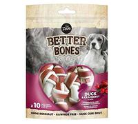 Zeus BetterBones Os à mâcher pour chien, saveur de canneberges et de viande de canard, 7,5 cm
