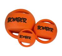 Zeus Jouet pour chien Ballon Bomber 15 cm Orange et noir