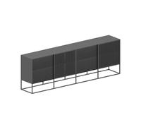 ZEUS buffet ISOTTA SIDEBOARD (Gris micacé - Tôle d'acier)