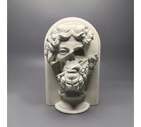 Zeus Buste Grec Romain Roi Olympien Zeus Statue Sculpture Gypse Figurine Moderne Décoration de la Maison et Collection Croquis Pratique DIY Art