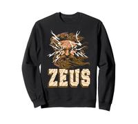 Zeus Colère Éclair Dieu Grèce Foudre Mythologie Puissance Sweatshirt