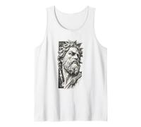 Zeus Croquis de Dieu Grec Art mythologie Classique Débardeur