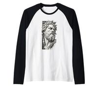 Zeus Croquis de Dieu Grec Art mythologie Classique Manche Raglan