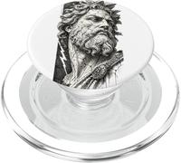 Zeus Croquis de Dieu Grec Art mythologie Classique PopSockets PopGrip pour MagSafe