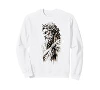 Zeus Croquis de Dieu Grec Art mythologie Classique Sweatshirt