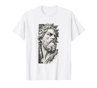 Zeus Croquis de Dieu Grec Art mythologie Classique T-Shirt
