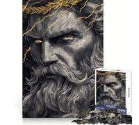 Zeus, Dieu du Tonnerre Puzzle 1000 pièces pour Adultes Idée Cadeau Réflexion, entraînement, détente Bords Nets (38x52cm)