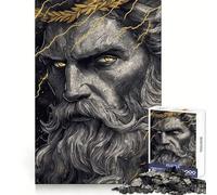 Zeus, Dieu du Tonnerre, Puzzle de 1000 pièces pour Adolescents, stimule la mémoire, occupe Les Moments de détente, qualité supérieure, Cadeau de Noël Chic (50x75cm)