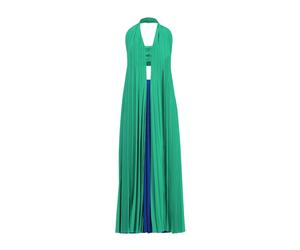 Zeus+Dione - Robe Plissée Col Halter Bleu Vert - Femme - Robes - Multicolore - Taille: 36 FR