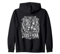 Zeus et Hera Trône de l'Olympe Mythologie Grecque Sweat à Capuche