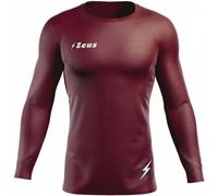 Zeus Fisiko Baselayer Haut de sport à manches longues rouge foncé L