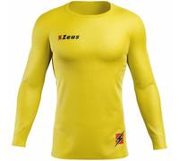 Zeus Fisiko Haut base-layer Haut de sport à manches longues jaune 2XL