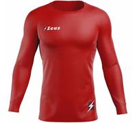 Zeus Fisiko Haut base-layer Haut de sport à manches longues rouge L