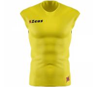 Zeus Fisiko Haut base-layer Haut de sport sans manches jaune XL