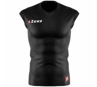 Zeus Fisiko Haut Baselayer Haut de sport sans manches noir M
