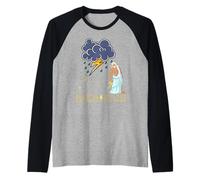 Zeus Greek God Thunder Lightning Bolt Storm Retro Mythology Manche Raglan