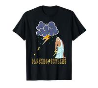 Zeus Greek God Thunder Lightning Bolt Storm Retro Mythology T-Shirt