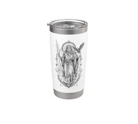 Zeus Illustration mythologique du dieu grec tonnerre éclair aigle Gobelet isotherme en acier inoxydable double paroi