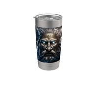Zeus le roi des dieux grecs Gobelet isotherme en acier inoxydable double paroi