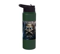 Zeus le roi des dieux grecs Stainless Steel Insulated Water Bottle