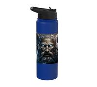 Zeus le roi des dieux grecs Stainless Steel Insulated Water Bottle