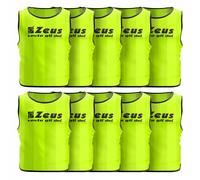 Zeus Lot de 10 Bavoir d'entraînement jaune fluo Kinder