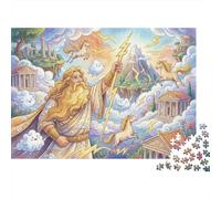 Zeus - Mythologie Grecque Puzzle en Bois 500 Pièces Adultes Et Enfants,Jeu Éducatif,Premium,Bois,Casse-tête,Dès 14 Ans,Déco Murale, Anti-Stress,Détente,Défi (52x38cm)