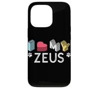 Zeus Nom personnalisé pour Chien Zeus Coque pour iPhone 13 Pro